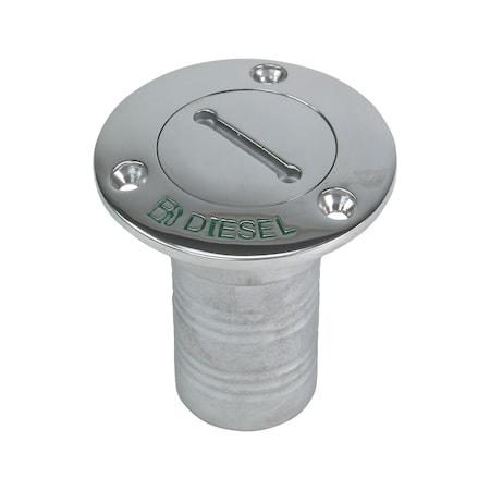 Whitecap 90 Degree Hose Deck Fill with Key 6124C